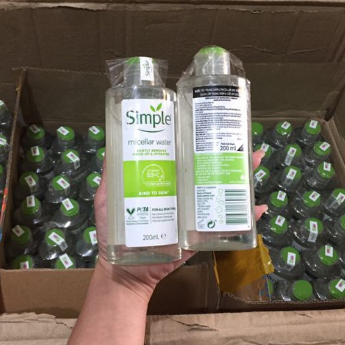 Nước Tẩy Trang Simple 200ml chính hãng