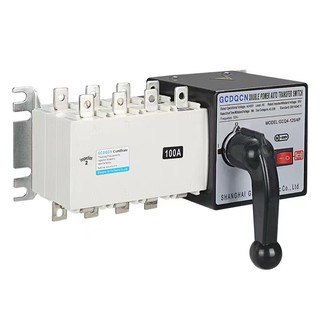 Bộ chuyển nguồn tự động ATS 100A 3P chính hãng Gechele, bộ chuyển nguồn ats 3 pha 100A 380V