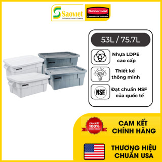 Thùng nhựa BRUTE® hình chữ nhật đựng đồ, vận chuyển đồ (53 Lít và 75,7 lít) - FG9S3000