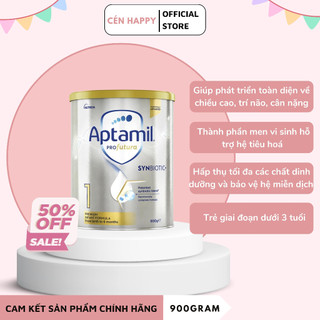 Sữa Aptamil Profutura Úc số 1, 2, 3 lon 900g hàng nhập khẩu chính hãng sữa công thức giúp bé dễ hấp thụ chất dinh dưỡng