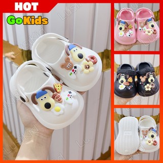 Dép sục chú chó chống trơn trượt siêu nhẹ dành cho bé trai-bé gái sz18-23