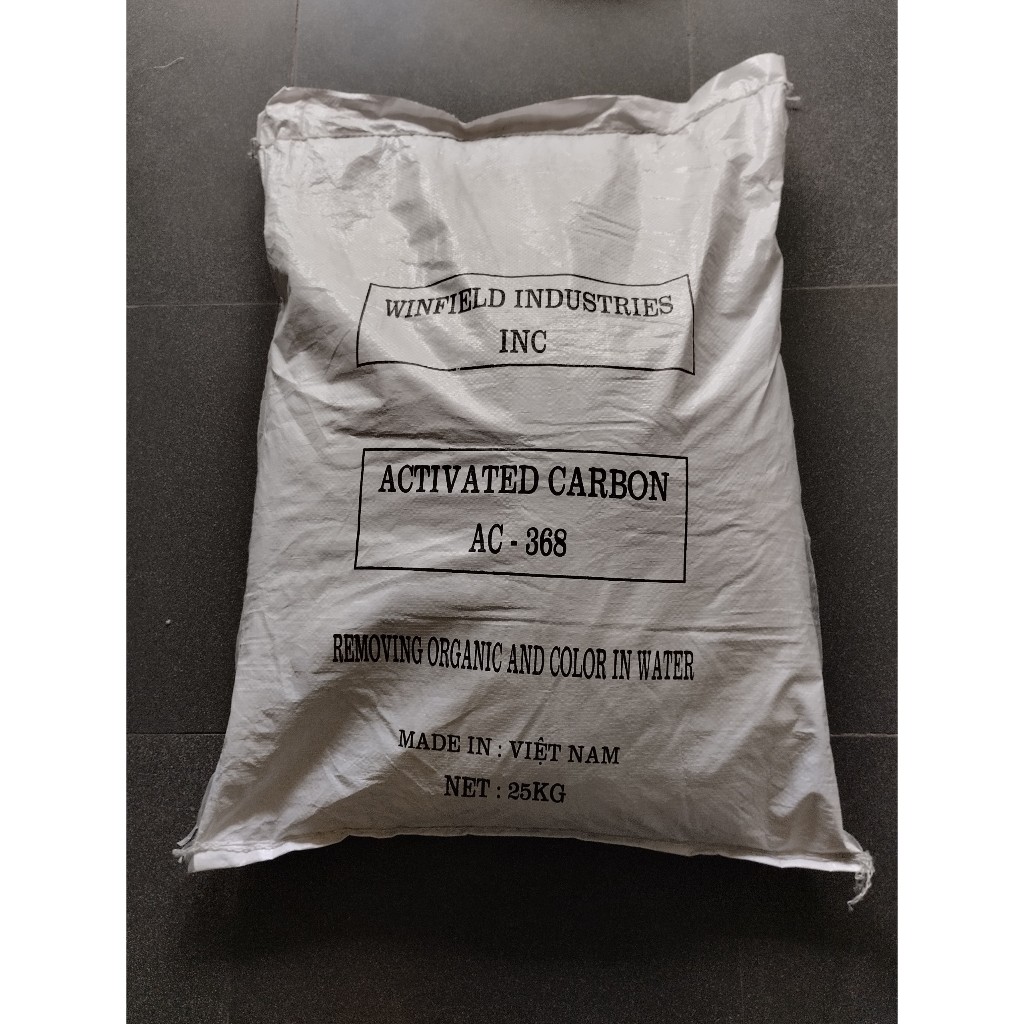 Bao 25kg than hoạt tính viên nén lọc nước. lọc nước sạch.