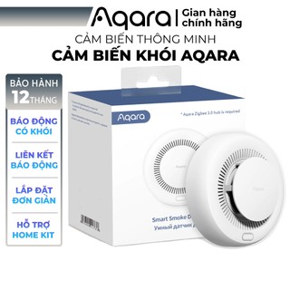 Cảm biến khói Aqara 2023 Zigbee 3.0 - Liên kết Smart Group Alarm, Gửi thông báo lên điện thoại, Tương thích HomeKit