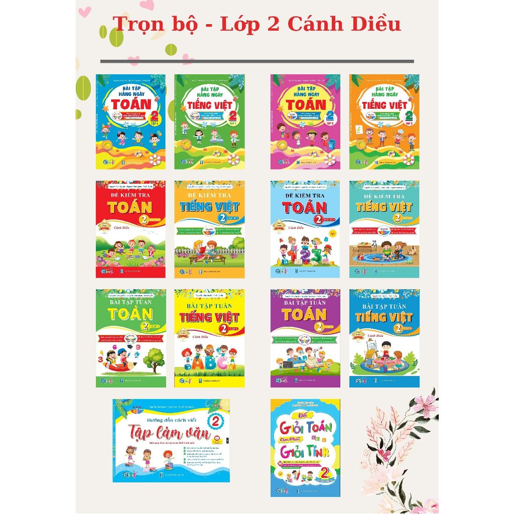 Sách Combo trọn bộ Lớp 2-Cánh diều