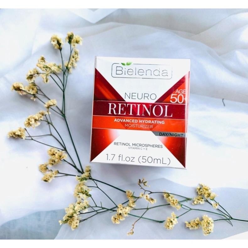 Kem dưỡng Bielenda Neuro Retinol 50+ nâng cơ, trẻ hoá, chống nhăn da