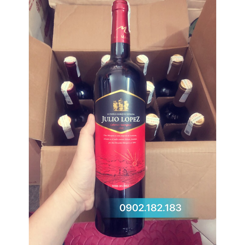 Vang đỏ Chile Julio Lopez siêu ngon!