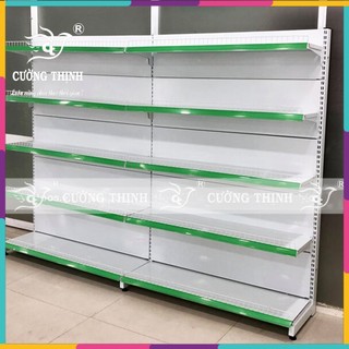  Kệ siêu thị Tôn liền Cao 1m8 x dài 1m2 x rộng 35 x 5 tầng kệ trưng bày sản phẩm giá rẻ 