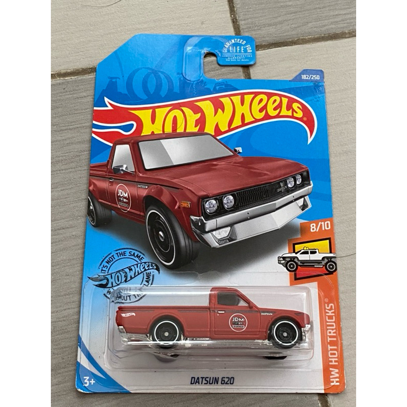 Hotwheels Datsun 620 card Mĩ