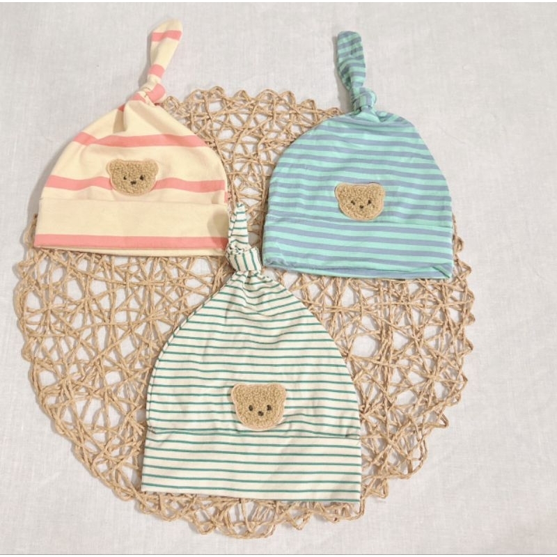 Mũ Cotton Củ Tỏi Siêu Yêu Cho Bé Trai 0-6 Tháng Tuổi