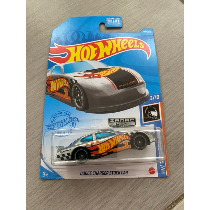 Hotwheels Dodge Charger Stock Car độc quyền ZAMAC card Mĩ
