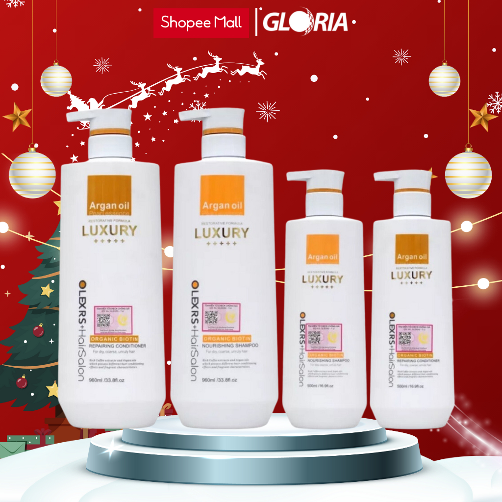 Dầu Gội Xả Phục Hồi, Chống Rụng Tóc Olexrs Hair Salon Luxury 500ml và 960ml