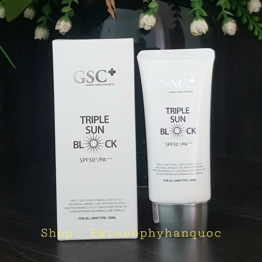 [Chính hãng] Kem chống nắng gsc 50ml
