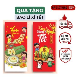 Quà tặng ngẫu nhiên, Combo Bao lì xì Tết nhiều mẫu, Quà tặng kèm khi mua hàng dịp tết đón xuân