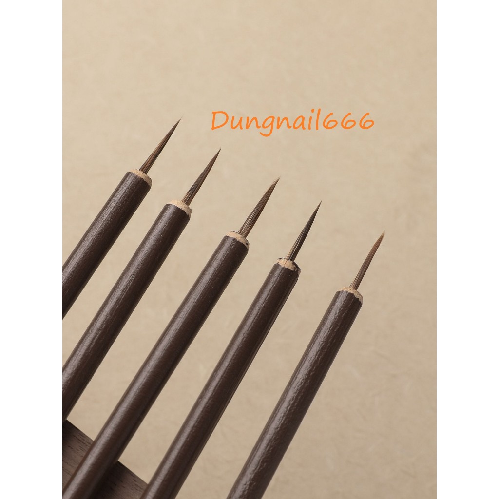 Cọ Thư Pháp vẽ màu nước, vân đá Nail
