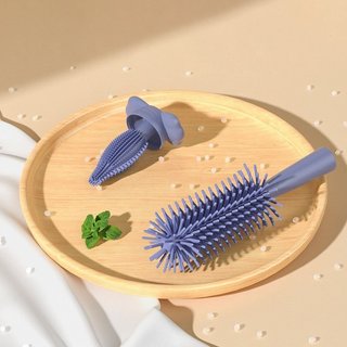 Cọ bình sữa, cọ núm vú giả, cọ bình vệ sinh silicon cầm tay