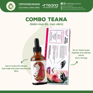 Combo Teana giảm mụn ẩn, mụn viêm