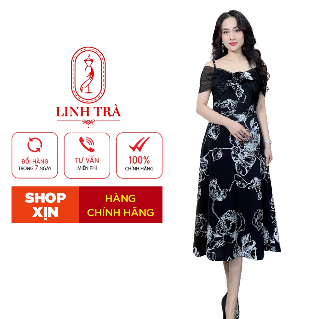 (LT 981) Trẻ Trung Thiết Kế Trang Nhã Thanh Lịch Sang Trọng Đi Tiệc Cao Cấp Cho Mẹ U40