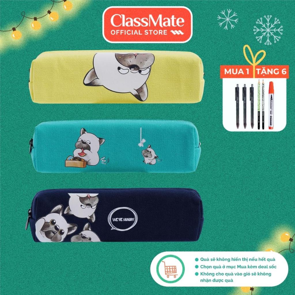 Túi Đựng Bút Canvas Hình Pets Dễ Thương CLASSMATE Chất Liệu Cao Cấp, Chắc, Bền PP07-PE