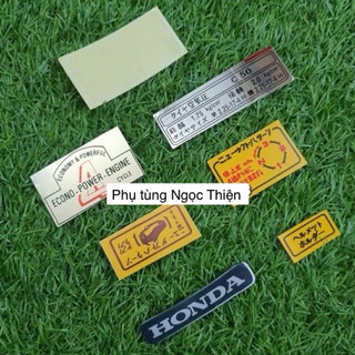 Tem thông số cup 50, 70 nhật