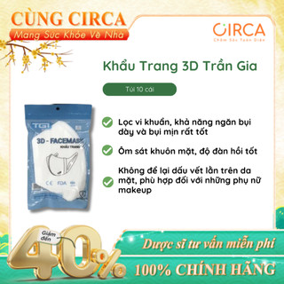 Khẩu trang 3d trần gia