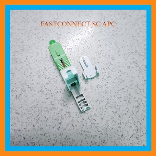 10 Đầu nối quang Fast Connector SC/APC AJW (Loại đuôi gập)