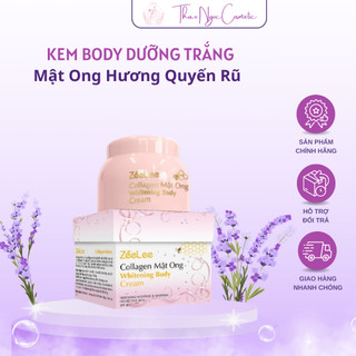 Kem body dưỡng trắng da toàn thân mật ong hương quyến rũ zeelee e08 200g