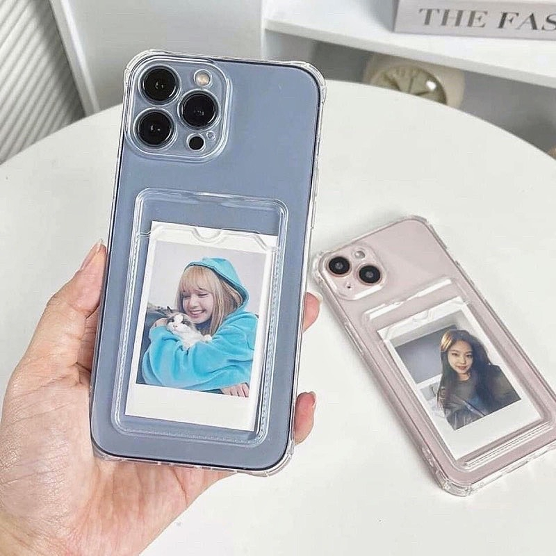 Ốp Iphone silicon có khe đựng thẻ 6/6s/7/8/6 Plus/6s Plus/7 Plus/8 Plus/X/Xs/Xs Max/11/12/13/14/15/Pro/ProMax/Plus/Prm