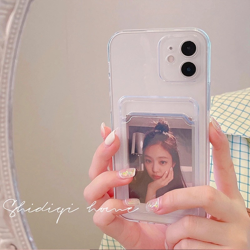 Ốp Iphone silicon có khe đựng thẻ 6/6s/7/8/6 Plus/6s Plus/7 Plus/8 Plus/X/Xs/Xs Max/11/12/13/14/15/Pro/ProMax/Plus/Prm
