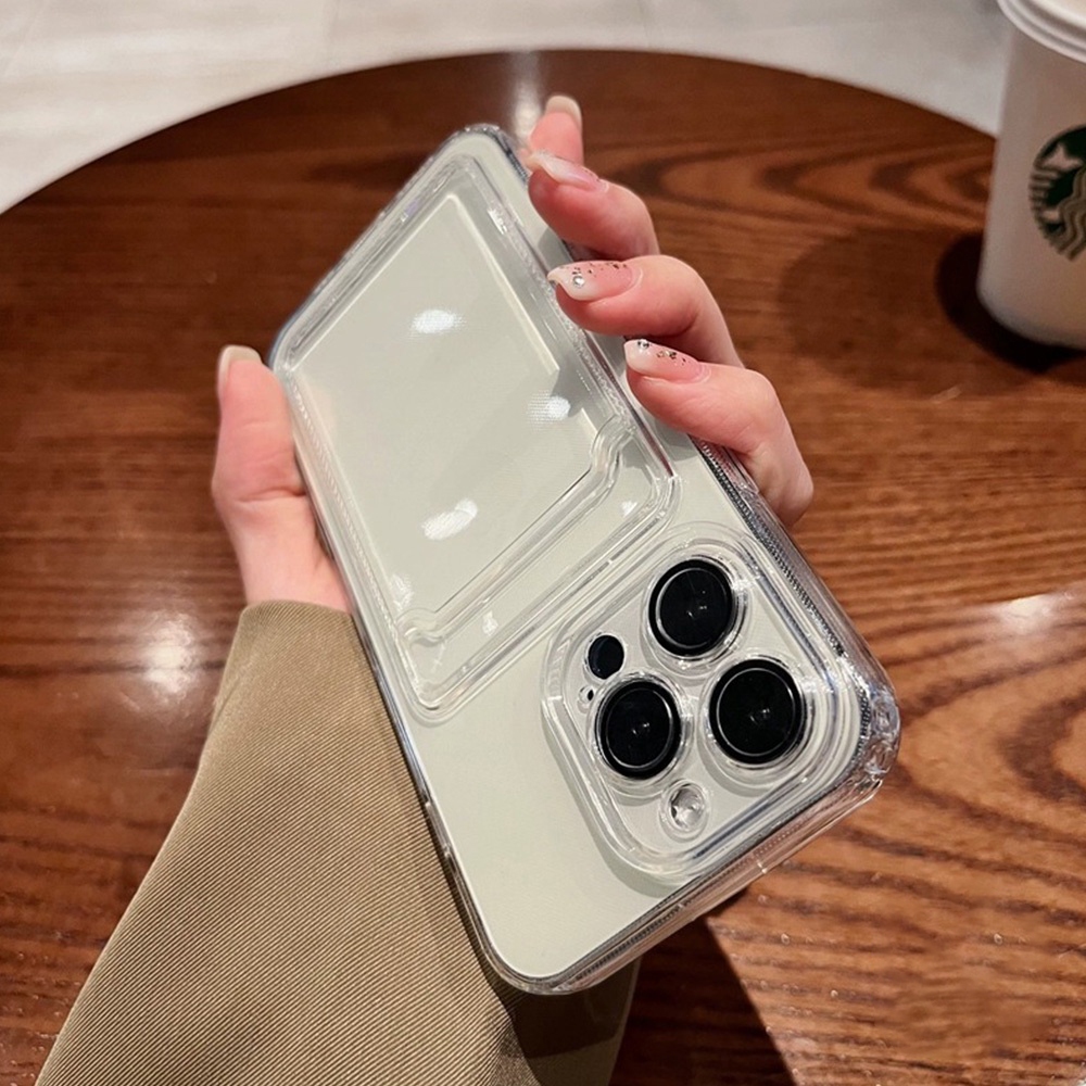 Ốp Iphone silicon có khe đựng thẻ 6/6s/7/8/6 Plus/6s Plus/7 Plus/8 Plus/X/Xs/Xs Max/11/12/13/14/15/Pro/ProMax/Plus/Prm