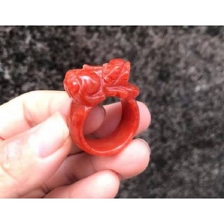 Nhẫn tỳ hưu huyết thạch phong thủy Lokalo đeo phong thủy may mắn