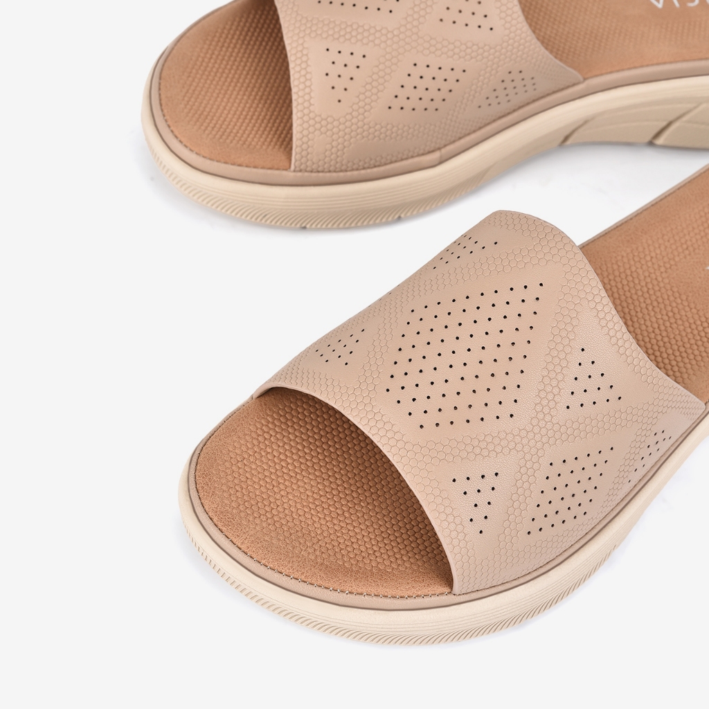 Dép Nữ Zucia Đế Bằng Quai Ngang Đễ Cao Su 4cm - DHLE1