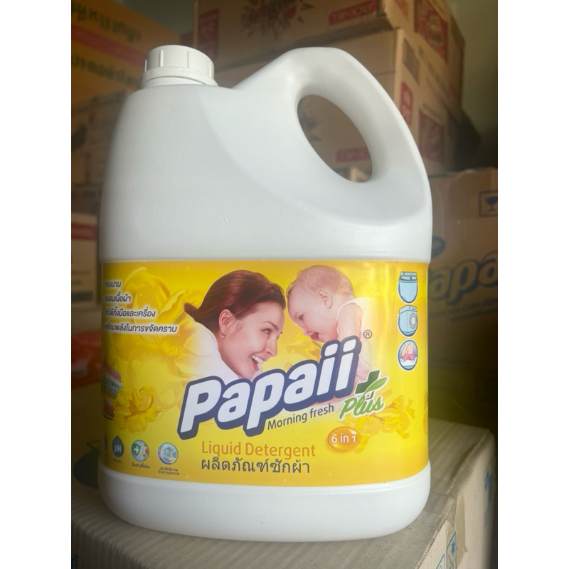 Nước giặt PAPAI 3.5L đậm đặc 6 in 1 Thái Lan