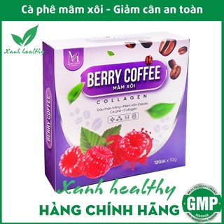 Bột uống đẹp da Berry Coffee -  giúp đẹp da, hỗ trợ kiểm soát cân nặng Hộp 12 gói
