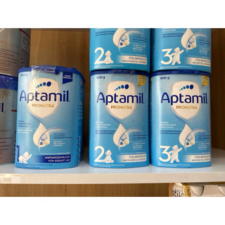 Sữa Aptamil Pronutra nội địa Đức (ap xanh cao) đủ số 1,2,3 1+ 2+,pre 800g