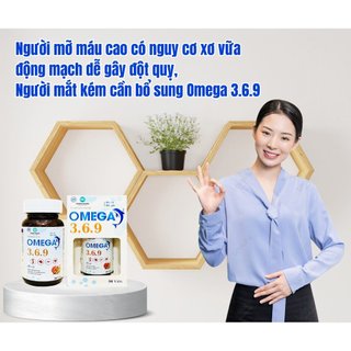 OMEGA 3.6.9 DẦU GẤC Sáng mắt, da sáng hồng.