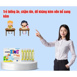 LINOKIDS ZINC bổ sung kẽm cho bé vàng da