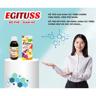 EGITUSS SIRO Tăng cường sức đề kháng cho hệ hô hấp trẻ nhỏ và người lớn.