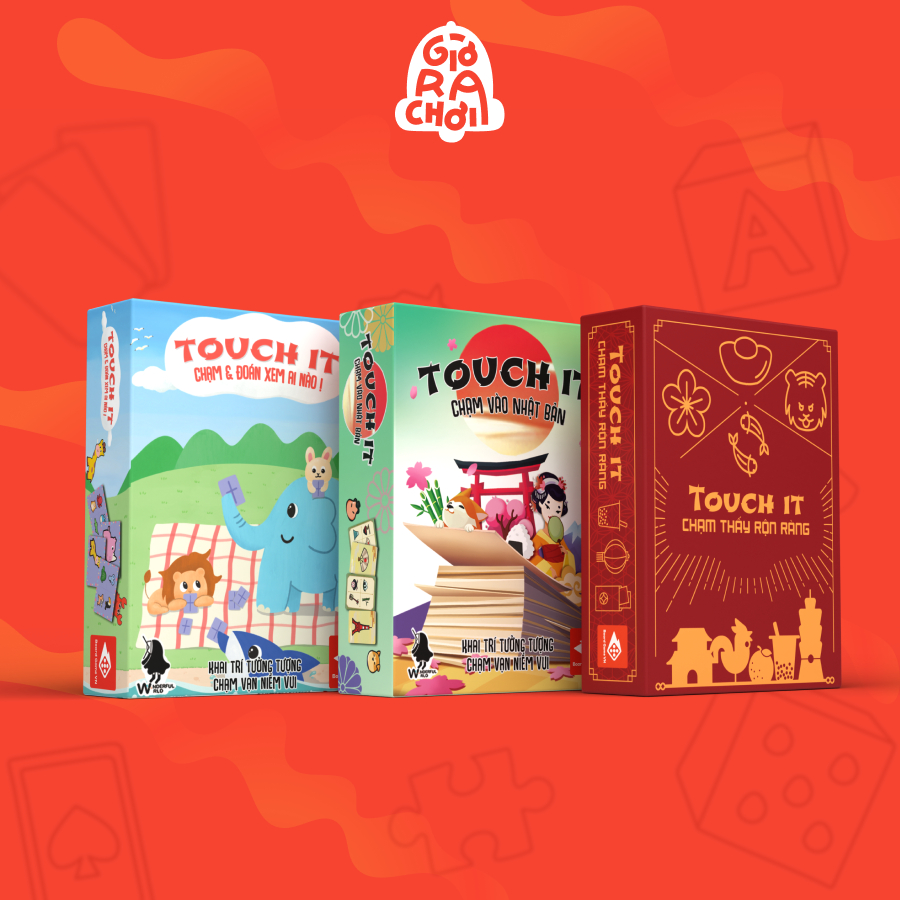 Giờ Ra Chơi| Touch it | Board game, trò chơi giáo dục rèn luyện cảm giác, trí tưởng tượng dành cho trẻ em