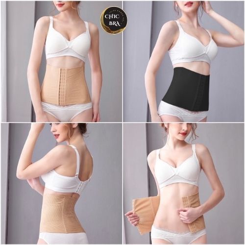 Đai siết eo latex sline - Gen nịt bụng định hình giảm mỡ sline  dòng 24cm 4 xương 888