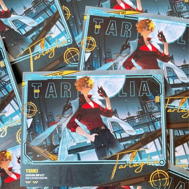 Card bo góc pola Genshin Impact Childe Stuki hàng artist có bản quyền