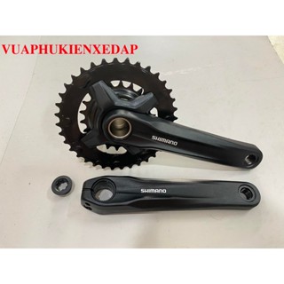 Đùi đĩa trục rỗng Shimano MT210 2 tầng 22 36T Chính hãng