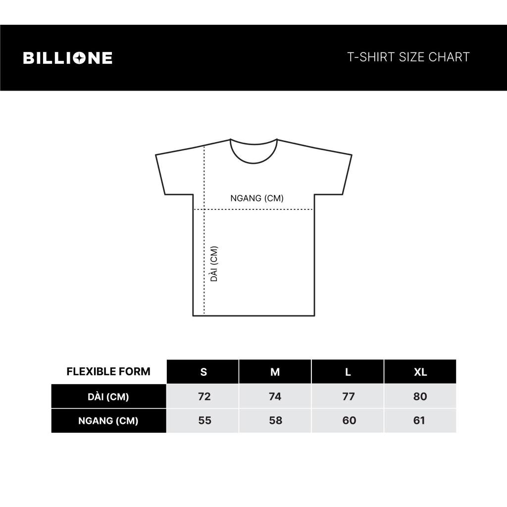 Áo Phông "Billione Faction Tshirt" 100% Cotton 2 Chiều 280GSM Màu Đen