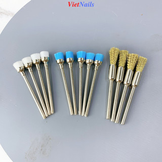 Chổi vệ sinh đầu mài móng - chổi nhựa, chổi kim loại vệ sinh đầu mài