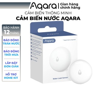 Cảm biến nước Aqara Water Leak Sensor SJCGQ11LM - Phát hiện rò rỉ, Thông báo lên điện thoại, Cần trang bị Hub