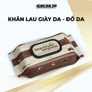 Khăn lau giày da đồ da cao cấp Ximo Leather Wipes 32 khăn