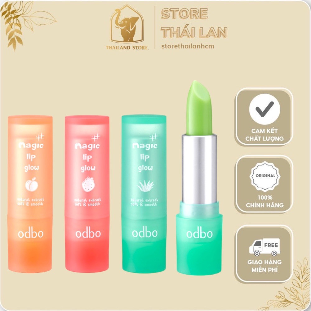 Son Dưỡng Môi Odbo Collagen Magic Lip Balm - Dưỡng hồng, căng mọng môi