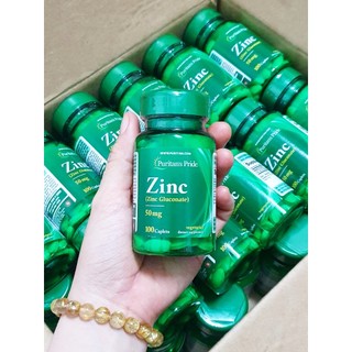  rách nhãn date 12 25 - Viên Kẽm hãng Puritan's pride ZinC 50mg   ZinC Gluconate  chai 100 viên của Mỹ 