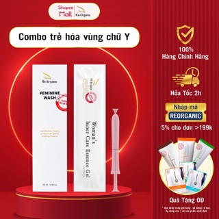 Combo sản phẩm Chăm sóc phụ khoa Re:Organic dung dịch vệ sinh Feminine Wash và Inner Care Essence