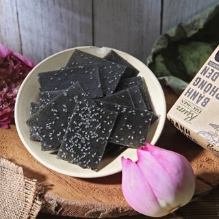 [️Đọc kĩ mô tả] RỤM - BÁNH PHỒNG MÈ ĐEN (HỘP 250GR)