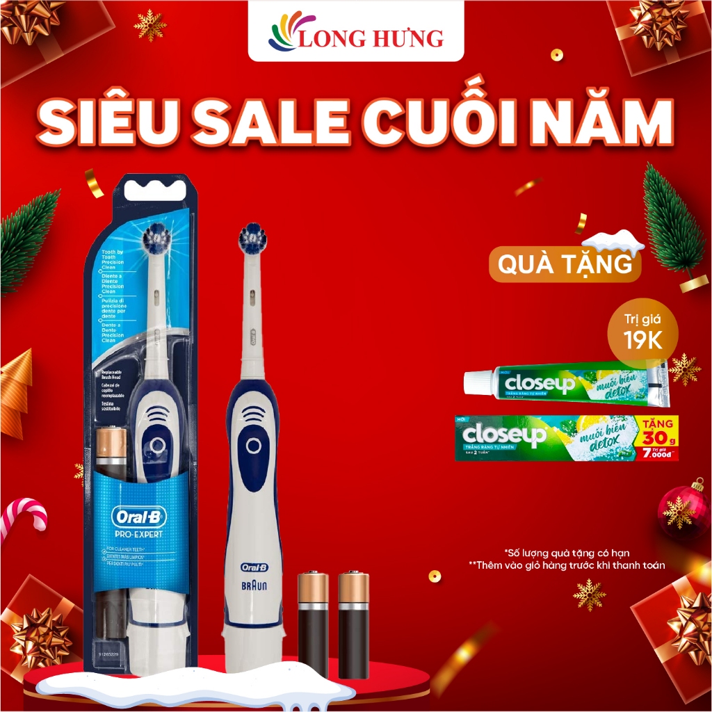 Bàn chải điện dùng pin Oral-B Pro Expert - Thiết kế vô cùng đơn giản, dễ sử dụng